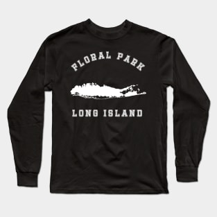 Floral Park Long Island (Dark Colors) Long Sleeve T-Shirt